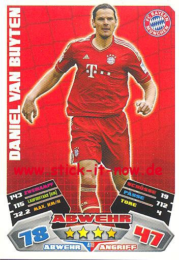 Match Attax 12/13 EXTRA - Daniel van Buyten - FC Bayern München - Nr. 419