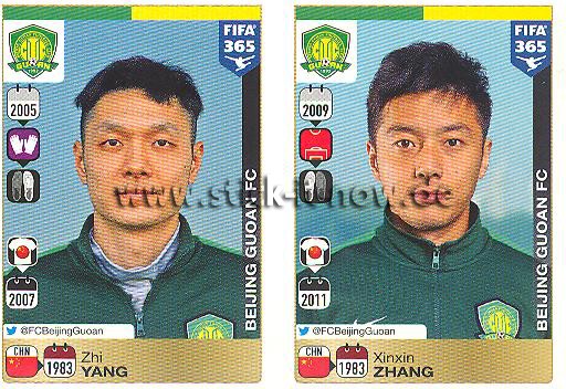 Panini FIFA 365 Sticker - Nr. 252 - 253