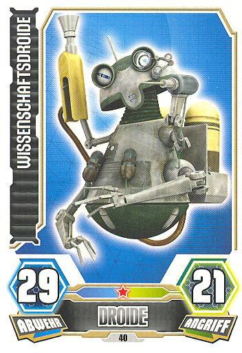 Force Attax - Serie 3 - Wissenschaftsdroide - Nr. 40