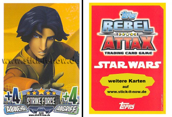 Rebel Attax - Serie 1 (2015) - STRIKE-FORCE - REBELLION 1 - Nr. 94B