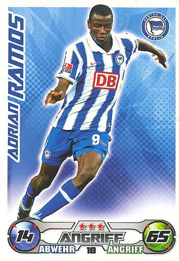 Match Attax 09/10 - ADRIAN RAMOS - Hertha BSC Berlin - Nr. 18