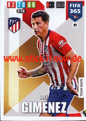 Panini FIFA 365 Adrenalyn XL (2020) - Nr. 91