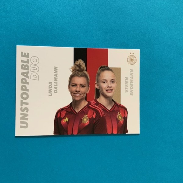 DFB Frauen Team-Set 2025 - Nr. DUO-06 ( Dallmann / Endemann )