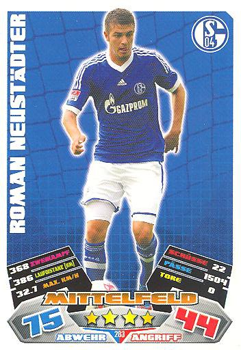 Match Attax 12/13 - Roman Neustädter - FC Schalke 04 - Nr. 283