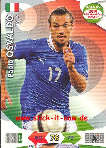 Panini Adrenalyn XL Road to WM 2014 - Pablo OSVALDO