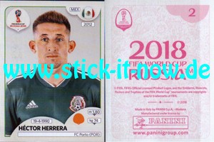 Panini WM 2018 Russland "Sticker" INT/Edition - Nr. 452