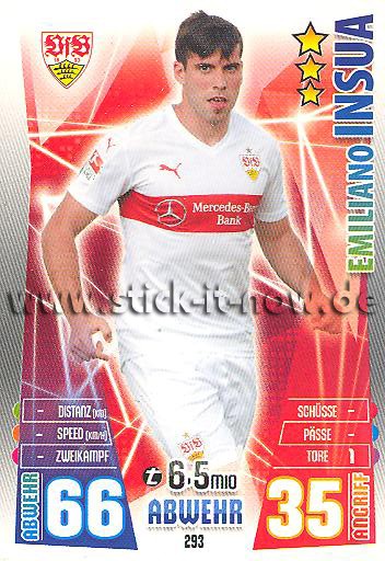 Match Attax 15/16 - Emilano INSUA - VfB Stuttgart - Nr. 293