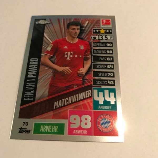 Match Attax BL Chrome 20/21 - Nr. 70 - PAVARD