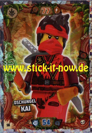 Lego Ninjago Trading Cards - SERIE 6 (2021) - Nr. 16 (Insel-Holofolie)