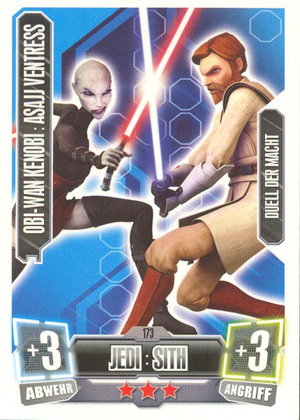 Force Attax - Serie II - Duell der Macht - Obi-Wan Kenobi : Asajj Ventress
