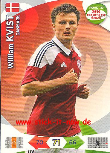 Panini Adrenalyn XL Road to WM 2014 - William KVIST