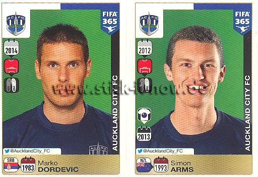 Panini FIFA 365 Sticker - Nr. 676 - 677