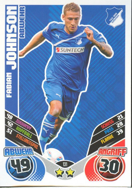 Fabian Johnson - Match Attax 11/12