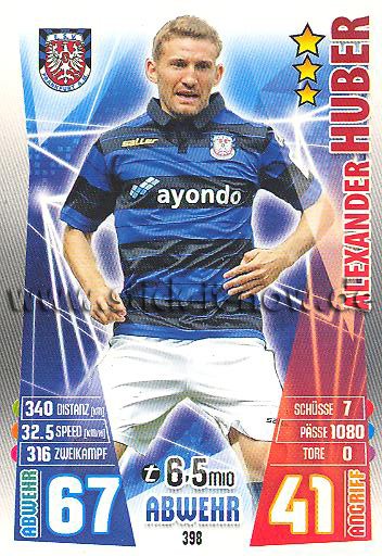 Match Attax 15/16 - Alexander HUBER - FSV Frankfurt - Nr. 398