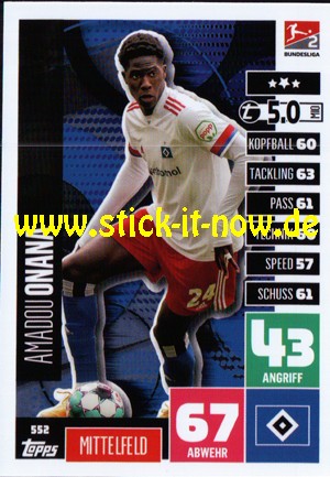 Topps Match Attax Bundesliga 2020/21 "Extra" - Nr. 552