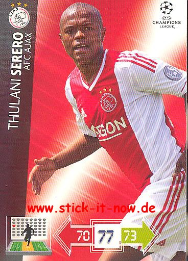 Panini Adrenalyn XL CL 12/13 - Ajax Amsterdam - Thulani Serero