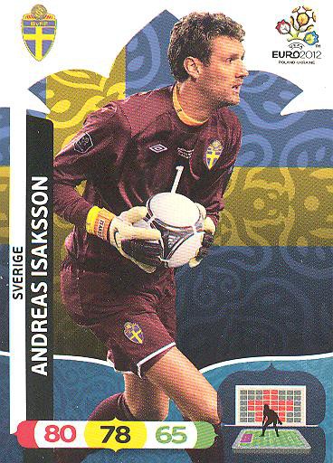 Panini EM 2012 - Adrenalyn XL - Andreas Isaksson - Schweden