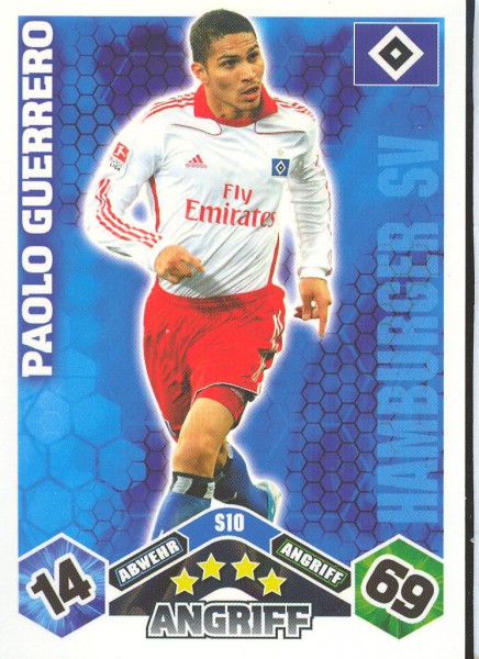 Paolo Guerrero - Match Attax 10/11 Spezial