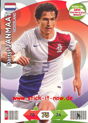 Panini Adrenalyn XL Road to WM 2014 - Darryl JANMAAT