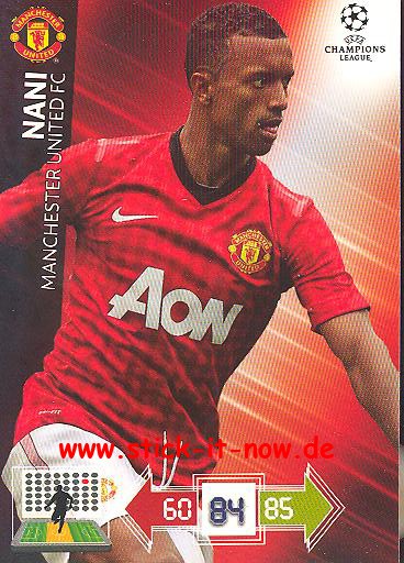 Panini Adrenalyn XL CL 12/13 - Manchester United - Nani