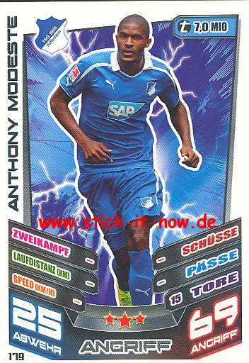Match Attax 13/14 - TSG 1899 Hoffenheim - Anthony Modeste - Nr. 179