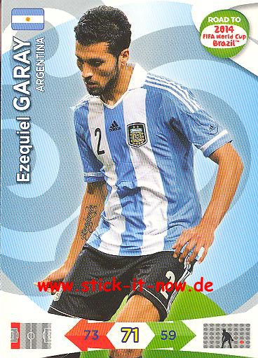 Panini Adrenalyn XL Road to WM 2014 - Ezequiel GARAY