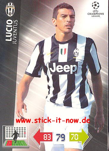 Panini Adrenalyn XL CL 12/13 - Juventus Turin - Lucio