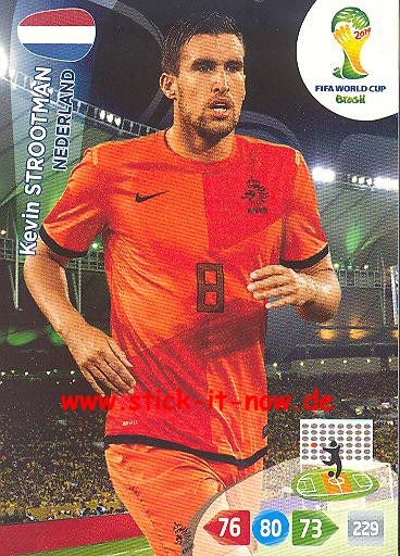 Panini Adrenalyn XL Brasil WM 2014 - Kevin STROOTMAN