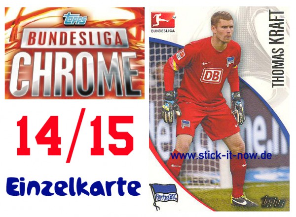 Topps Bundesliga Chrome 14/15 - THOMAS KRAFT - Nr. 12