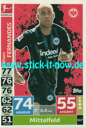 Topps Match Attax Bundesliga 18/19 "Extra" - Nr. 567