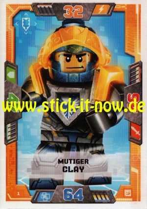 Lego Nexo Knights Trading Cards - Serie 2 (2017) - Nr. 1