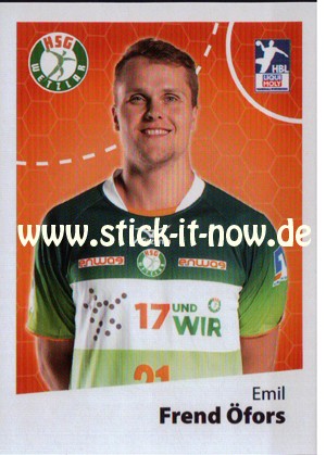 LIQUE MOLY Handball Bundesliga Sticker 19/20 - Nr. 191
