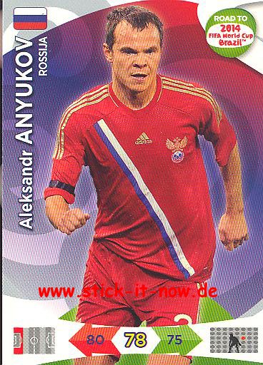 Panini Adrenalyn XL Road to WM 2014 - Aleksandr ANYUKOV