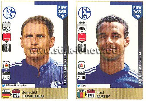 Panini FIFA 365 Sticker - Nr. P4 - P5
