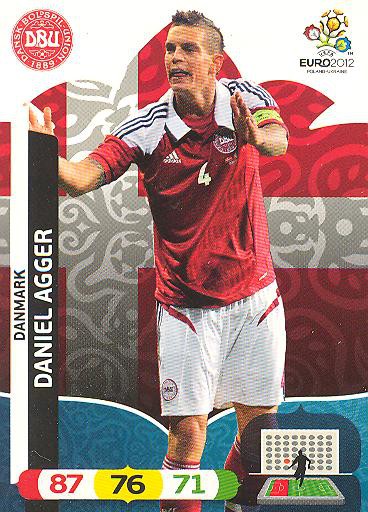 Panini EM 2012 - Adrenalyn XL - Daniel Agger - Dänemark