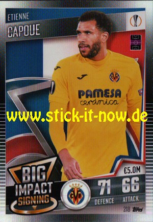 Topps Match Attax 101 (2021) - Nr. 218 ( Big Impact Signing )