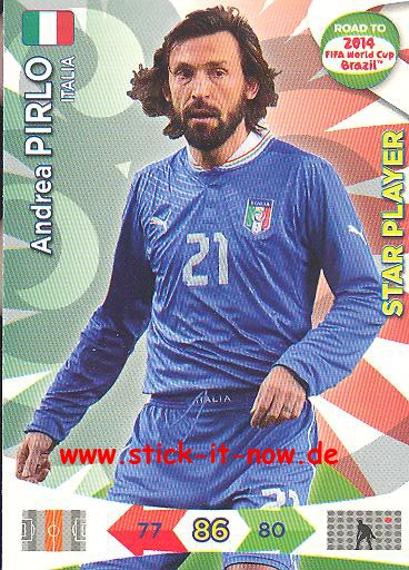 Panini Adrenalyn XL Road to WM 2014 - Andrea PIRLO