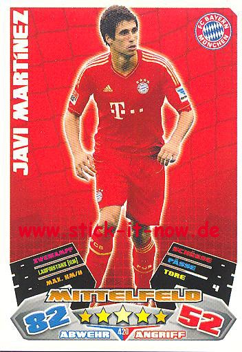 Match Attax 12/13 EXTRA - Javi Martinez - FC Bayern München - Nr. 420