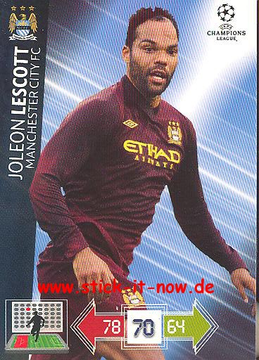 Panini Adrenalyn XL CL 12/13 - Manchester City - Joleon Lescott