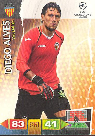 Diego Alves - Panini Adrenalyn XL CL 11/12 - FC Valencia