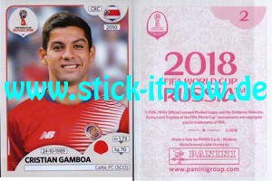 Panini WM 2018 Russland "Sticker" INT/Edition - Nr. 384