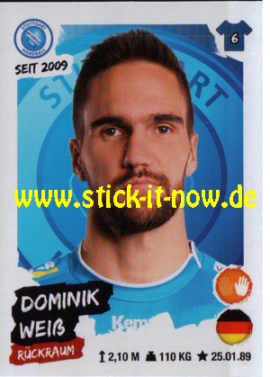LIQUI MOLY Handball Bundesliga "Sticker" 20/21 - Nr. 193