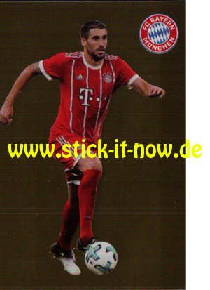 FC Bayern München 17/18 - Sticker - Nr. 49 (Gold-Glitzer)