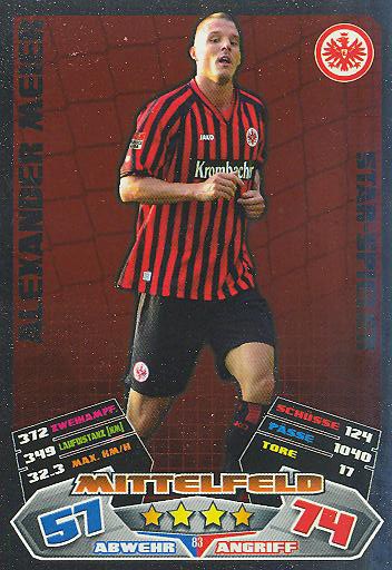 Match Attax 12/13 - Alexander Meier - Ein. Frankfurt - Star-Spieler - Nr. 83