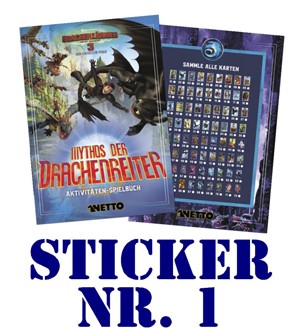 Netto - Mythos der Drachenreiter (2019) "Sticker" - Nr. 1