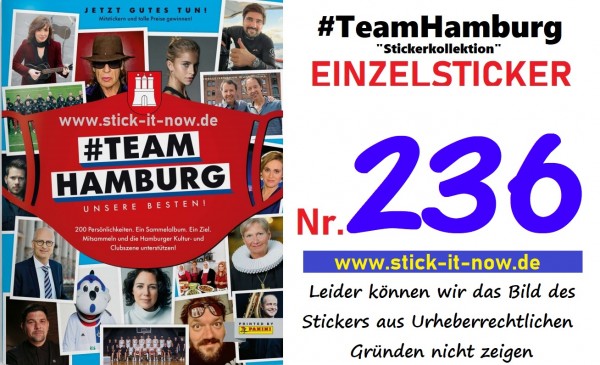 #TeamHamburg "Sticker" (2021) - Nr. 236