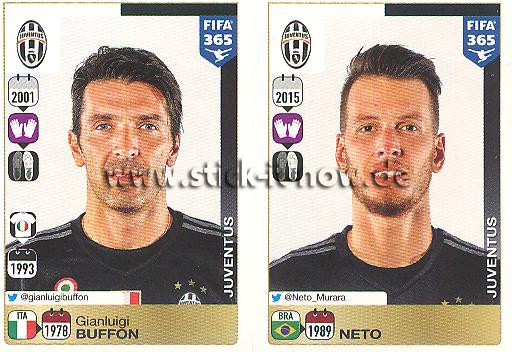 Panini FIFA 365 Sticker - Nr. 552 - 553
