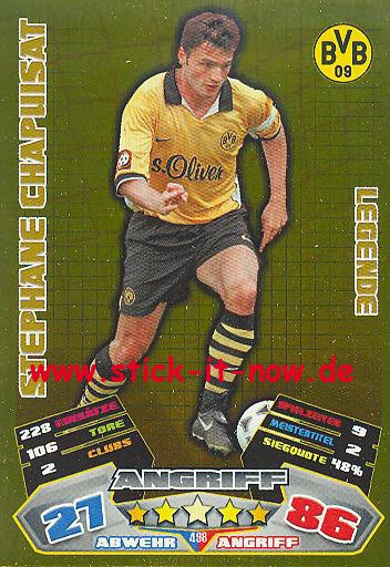 Match Attax 12/13 EXTRA - Stephane Chapuisat - Bor. Dortmund - LEGENDE - Nr. 498