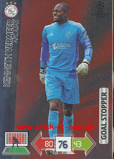 Panini Adrenalyn XL CL 12/13 - Ajax Amsterdam - Kenneth Vermeer - Goal Stopper