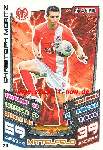 Match Attax 13/14 - FSV Mainz 05 - Christoph Moritz - Nr. 211